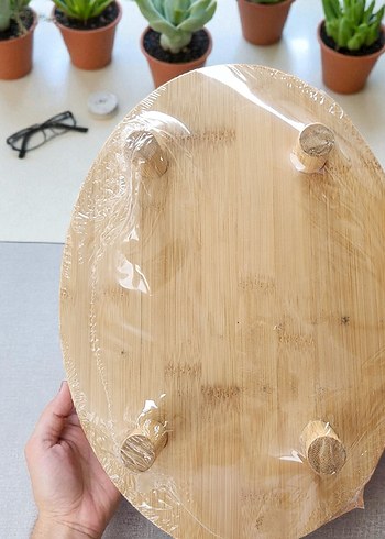 Bambu Oval Sunum Servis Tahtası - Görsel 2