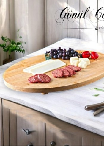 Bambu Oval Sunum Servis Tahtası - Görsel 3
