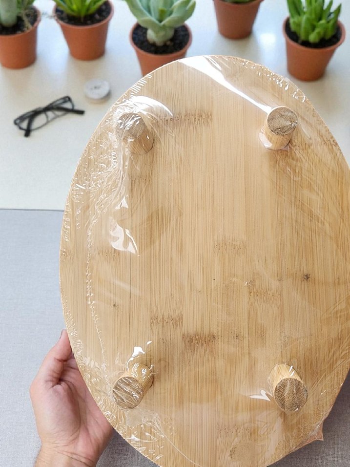 Bambu Oval Sunum Servis Tahtası - Görsel 2