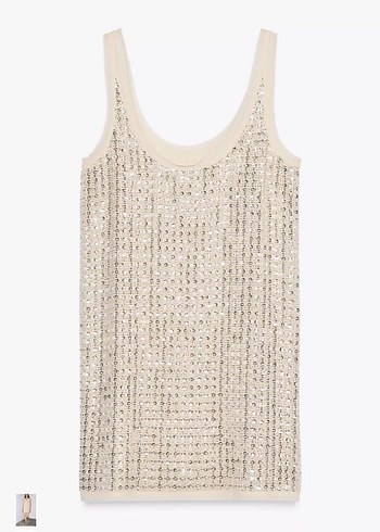 Zara Zara Pullu Örgü Mini Elbise
