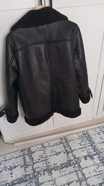 s Beden siyah Renk Stradivarius Oversize Biker Ceket