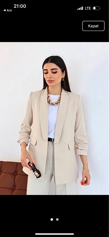 Butik krem blazer