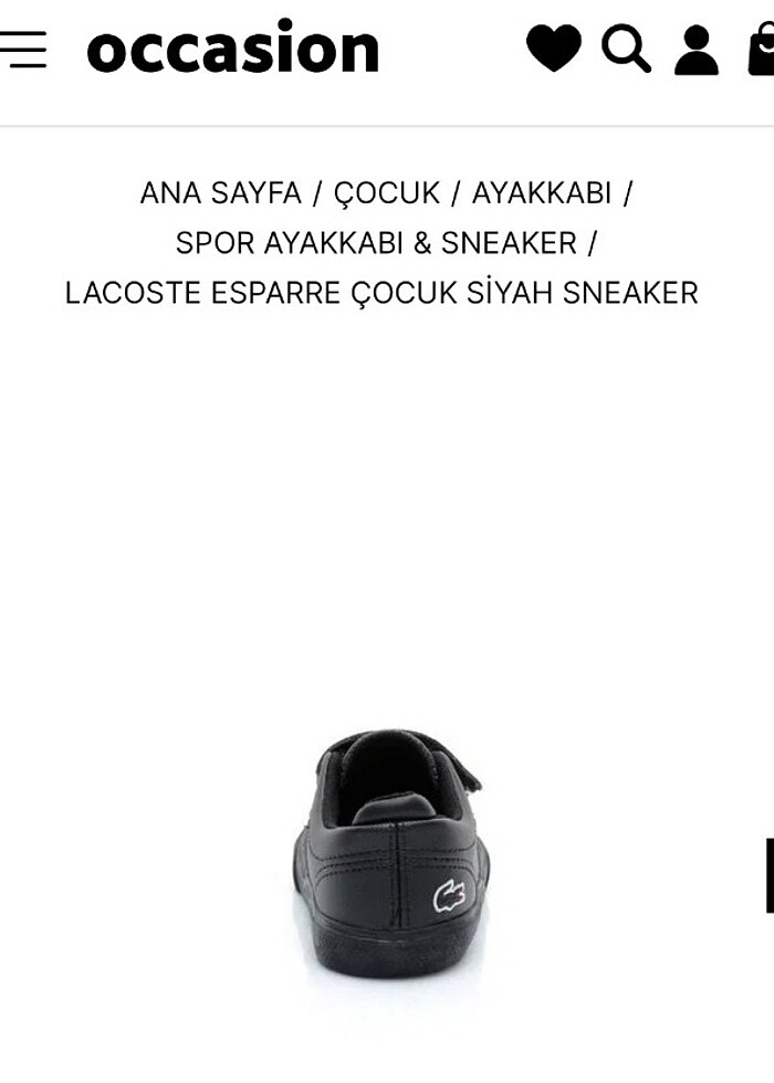 LACOSTE ÇOCUK AYAKKABI  - Görsel 2