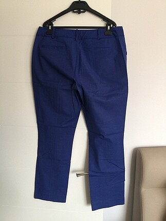 Network Casual saks mavisi kumaş pantolon