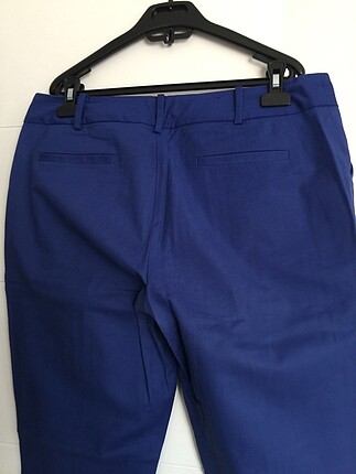 44 Beden mavi Renk Casual saks mavisi kumaş pantolon