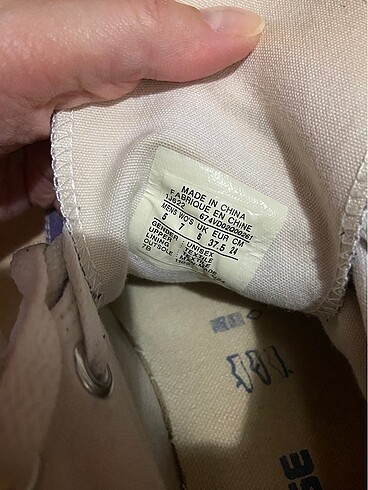 Converse Orijinal Mor Converse 37,5 numara
