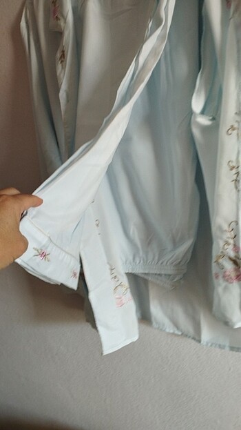 xl Beden beyaz Renk Hiç giyilmedi sıfır pijama takımı bebek mavisi ASR marka