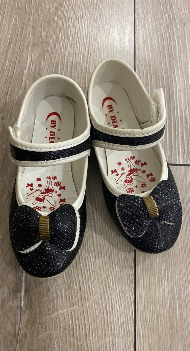 Kız Çocuk Beyaz Fiyonk Detaylı Babet - Görsel 2