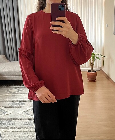 Touche şifon şık bluz
