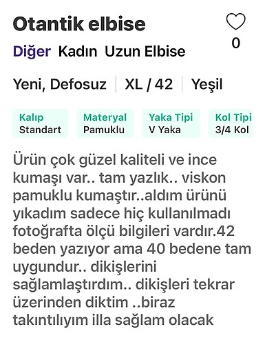 Diğer OTANTİK ELBİSE