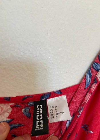 Kırmızı Çiçek Desenli Bohem Kadın Tulum - Görsel 5