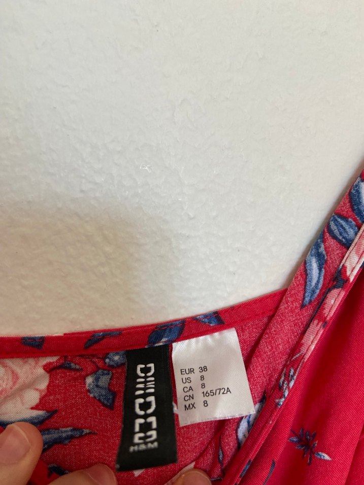 Kırmızı Çiçek Desenli Bohem Kadın Tulum - Görsel 5