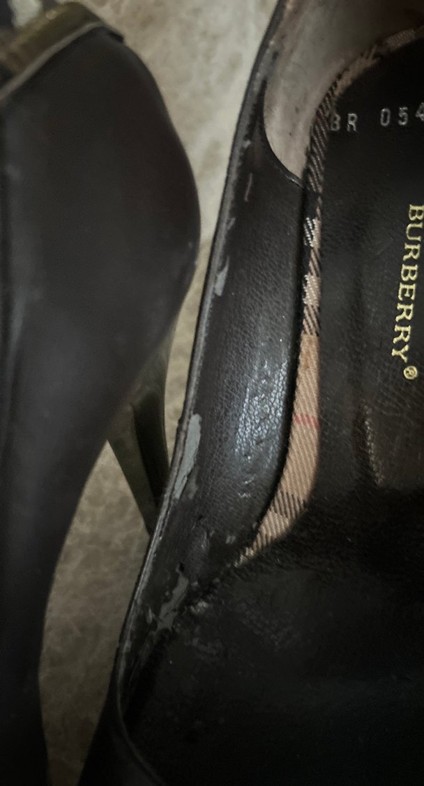 Siyah Tokalı Kareli Yüksek Topuklu Stiletto - Görsel 3