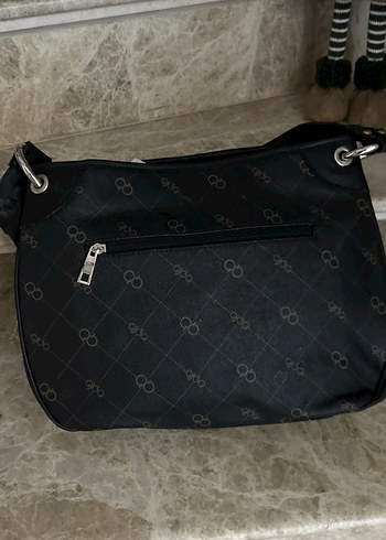 Klasik Siyah Deri Kadın Çanta - Görsel 2