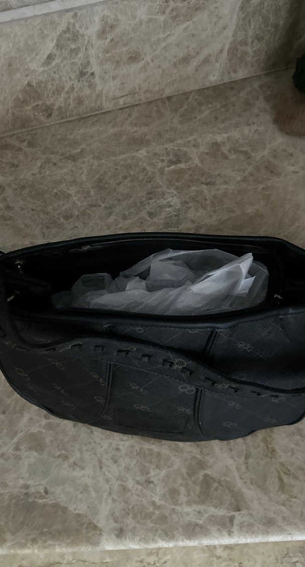 Klasik Siyah Deri Kadın Çanta - Görsel 4