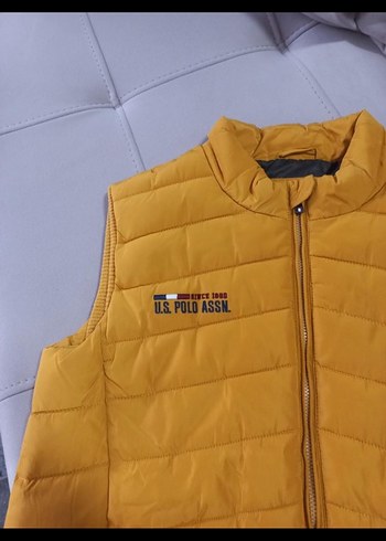 Sarı Fermuarlı Erkek Yelek - Görsel 3