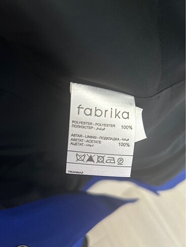 xl Beden mavi Renk Fabrika ceket hiç kullanılmadı