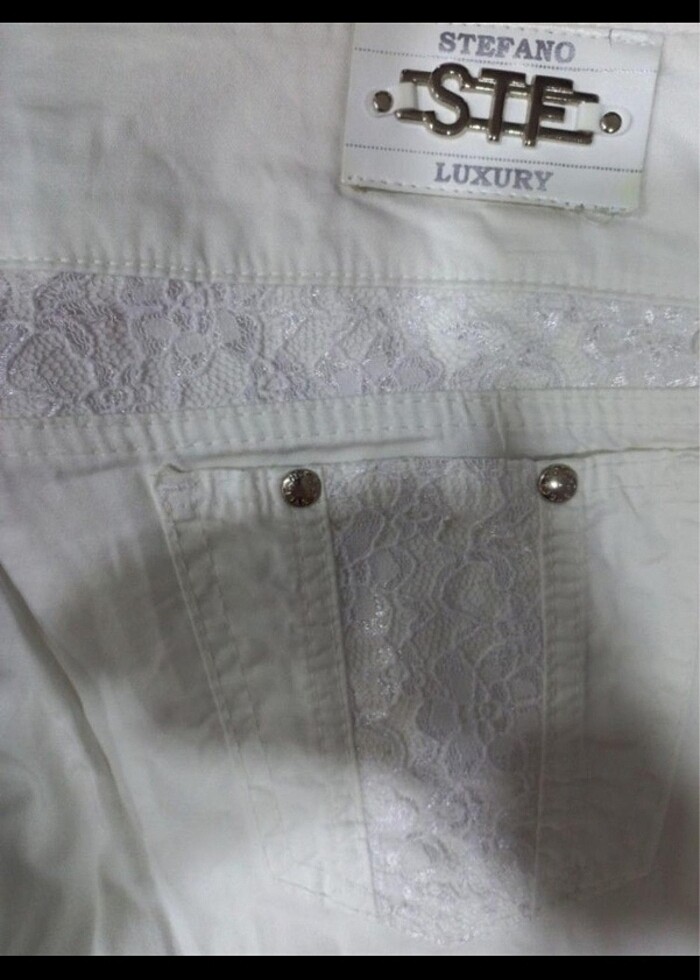 Stefano dantelli pantalon - Görsel 3