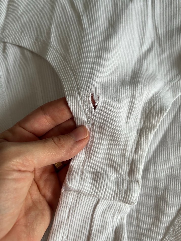 Beyaz Kısa Kollu Body - Görsel 2