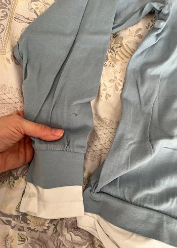 Gri Kadın Uzun Kollu Salaş Sweatshirt - Görsel 3