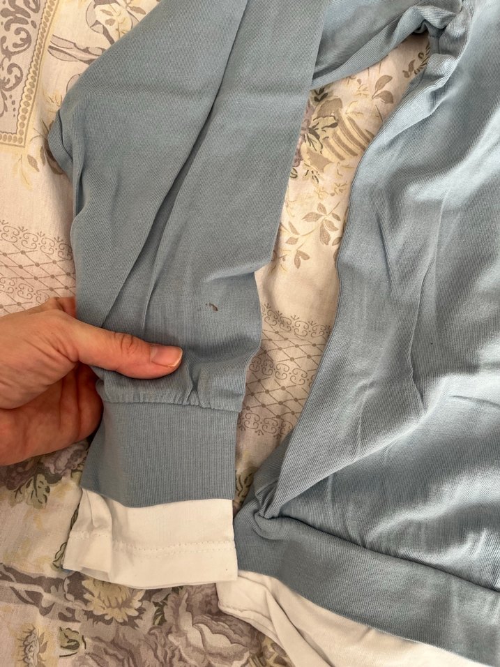 Gri Kadın Uzun Kollu Salaş Sweatshirt - Görsel 3