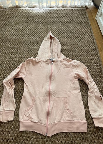 Fermuarlı Kapüşonlu Sweatshirt