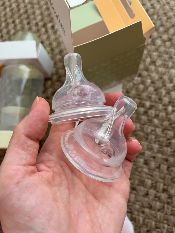 Mixie Geniş Ağızlı Silikon Emzikler, İki Adet - Görsel 2