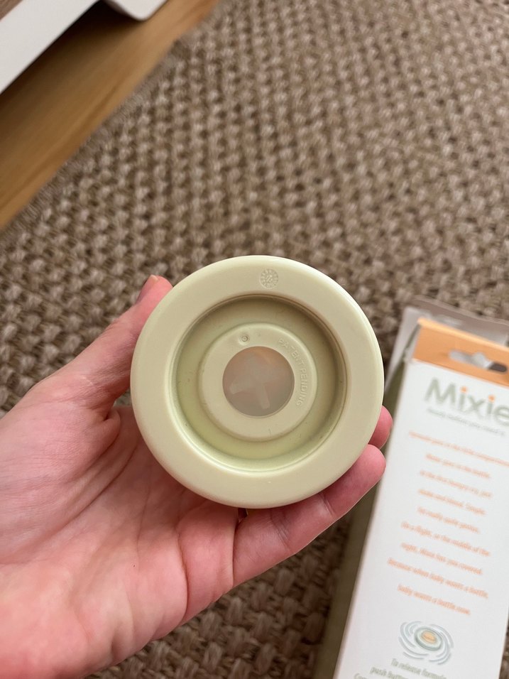 Mixie 8 oz Geniş Ağızlı Biberon Bej - Görsel 3