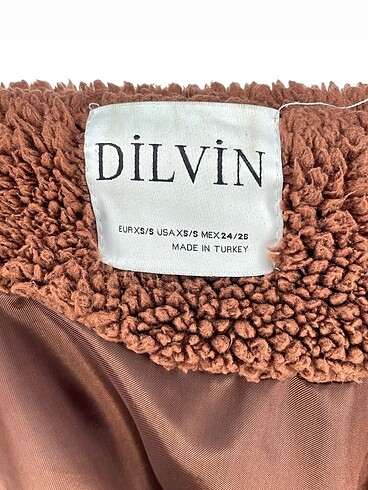 xs Beden kahverengi Renk Dilvin Mont %70 İndirimli.