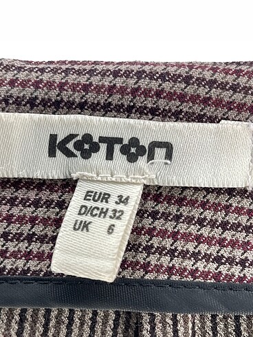 34 Beden çeşitli Renk Koton Mini Etek %70 İndirimli.
