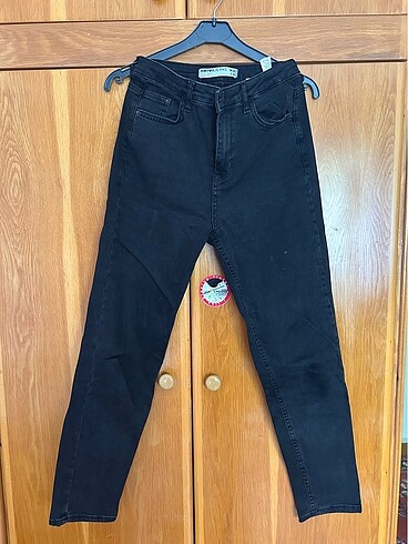 Koton jeans siyah pantolon mom fit-slim