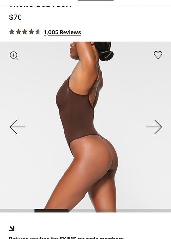 Skims Kahverengi korse üst - Görsel 2