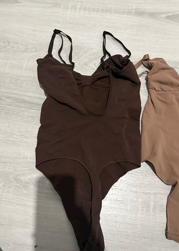 Skims Kahverengi korse üst - Görsel 6