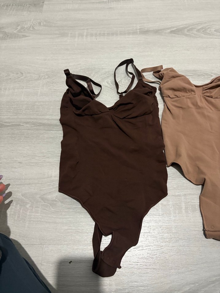 Skims Kahverengi korse üst - Görsel 5