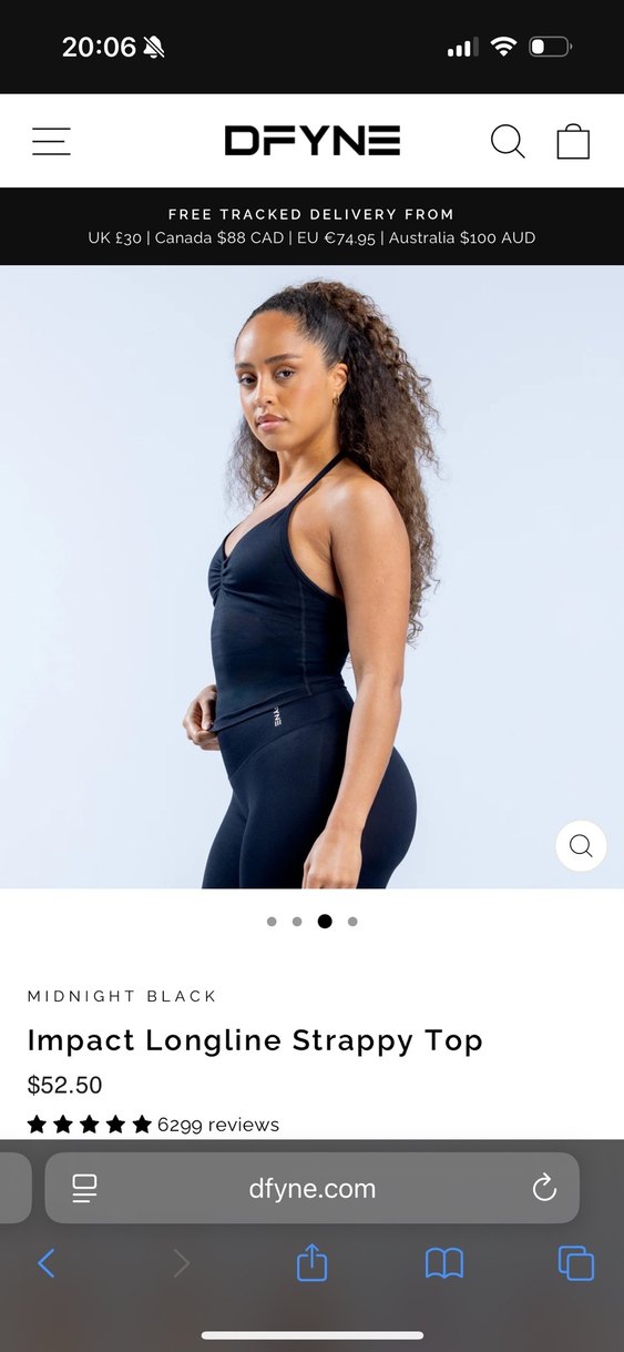 Dfyne boyundan İp Askılı Spor Üst - Görsel 3