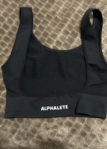 Alphalet Siyah Sporcu Sütyeni - Görsel 2
