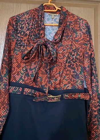 Yılan Desenli Kemerli iKadın Takım - Görsel 2