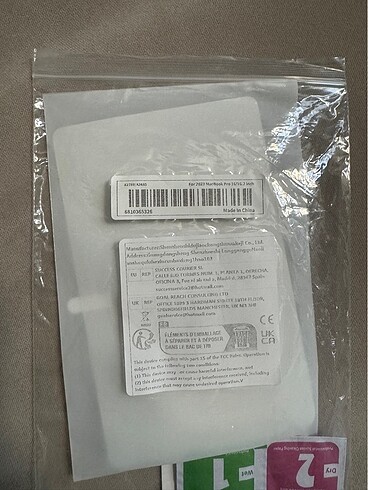 MacBook Pro 2023 16 ? touchpad koruyucu