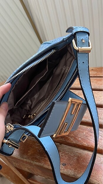  Beden mavi Renk Kol çantası
