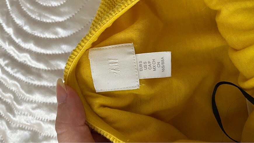 H&M Straplez elbise