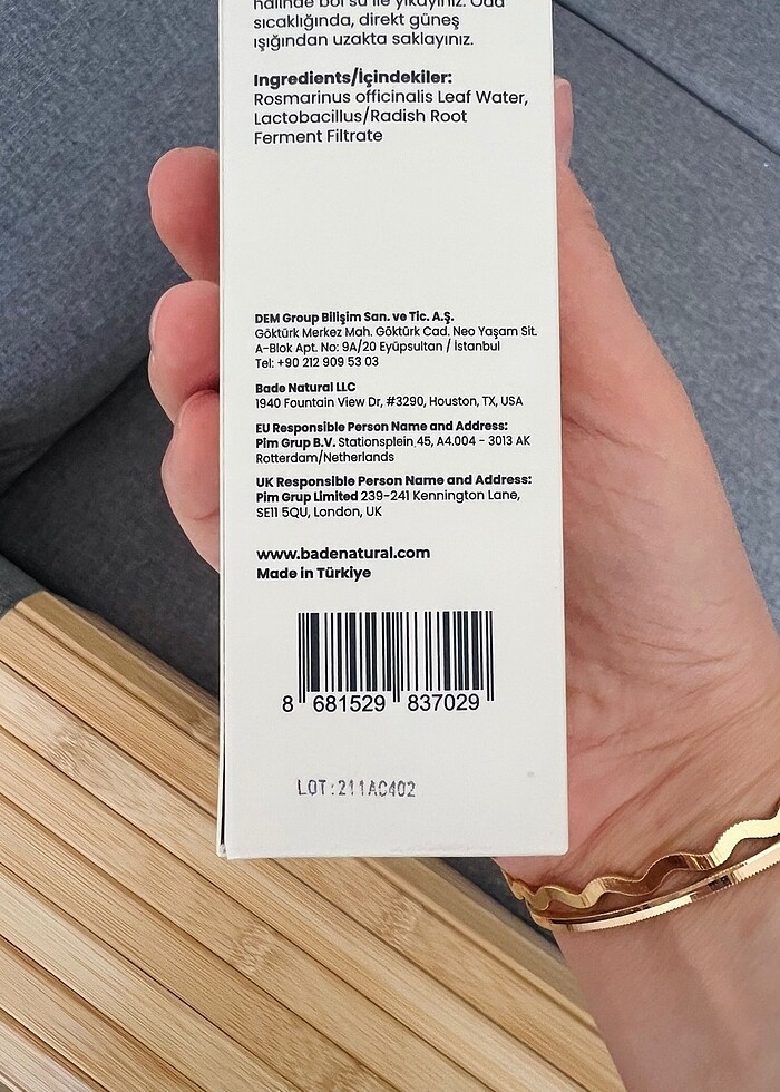 Bade Natural Biberiye Suyu - Görsel 4