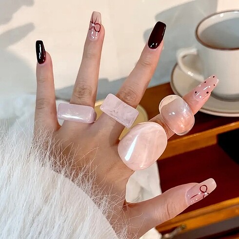 Reçine Yüzük Set