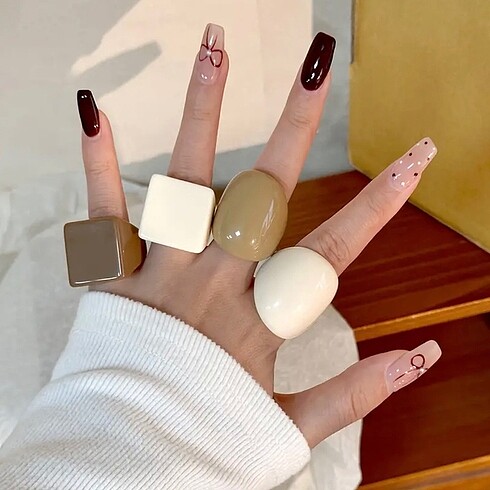 Reçine Yüzük Set
