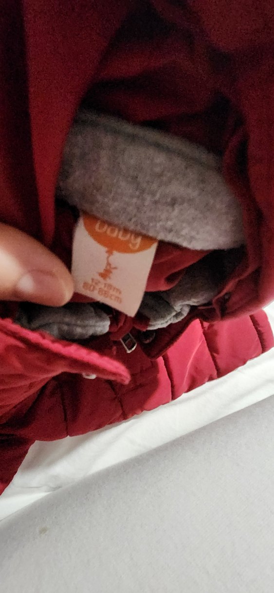 Bordo Erkek Çocuk Kapüşonlu Düğmeli Mont - Görsel 3