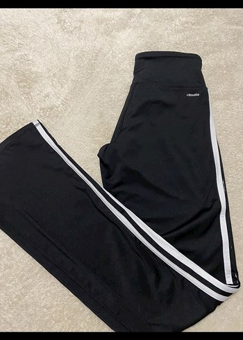 Kadın Siyah Adidas Çizgili Eşofman Altı - Görsel 3