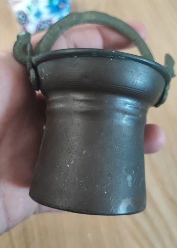Diger Koyu Haki Renkli Mini bakır bakraç