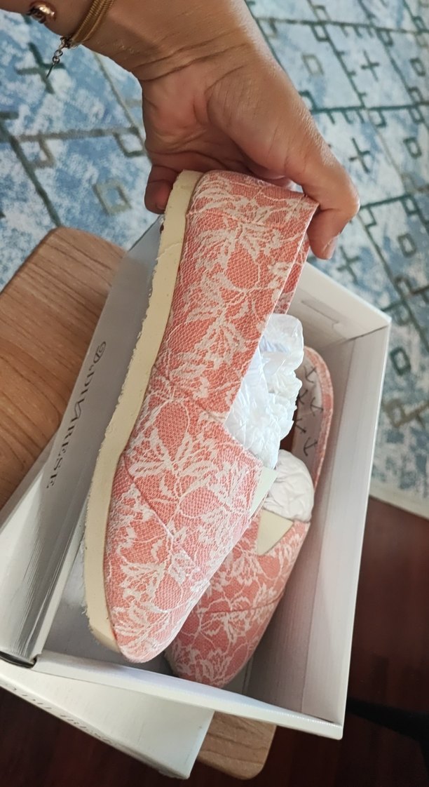 divarese marka Pembe Dantel Detaylı Dolgu Topuk Espadril - Görsel 3