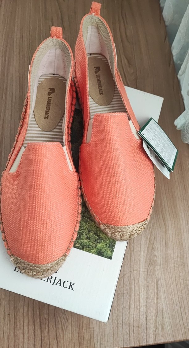 Turuncu Kadın Dolgu Topuk Espadril Lumberjack - Görsel 3