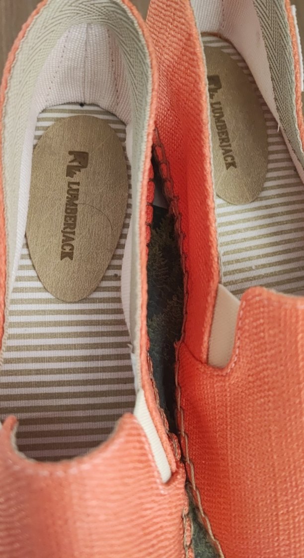 Turuncu Kadın Dolgu Topuk Espadril Lumberjack - Görsel 4