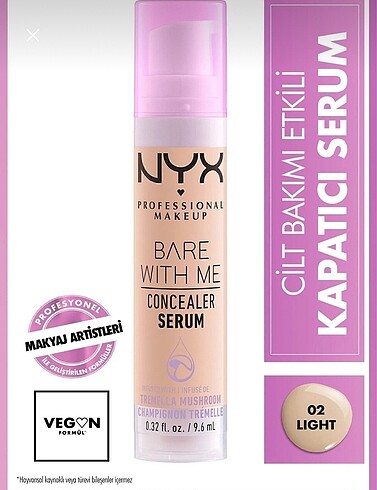 Nyx 02 kapatıcı Nyx pudra banana